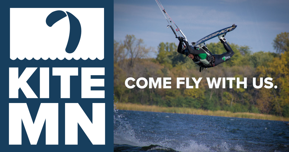 White Bear Lake Bellaire Beach Kiteboard Minnesota