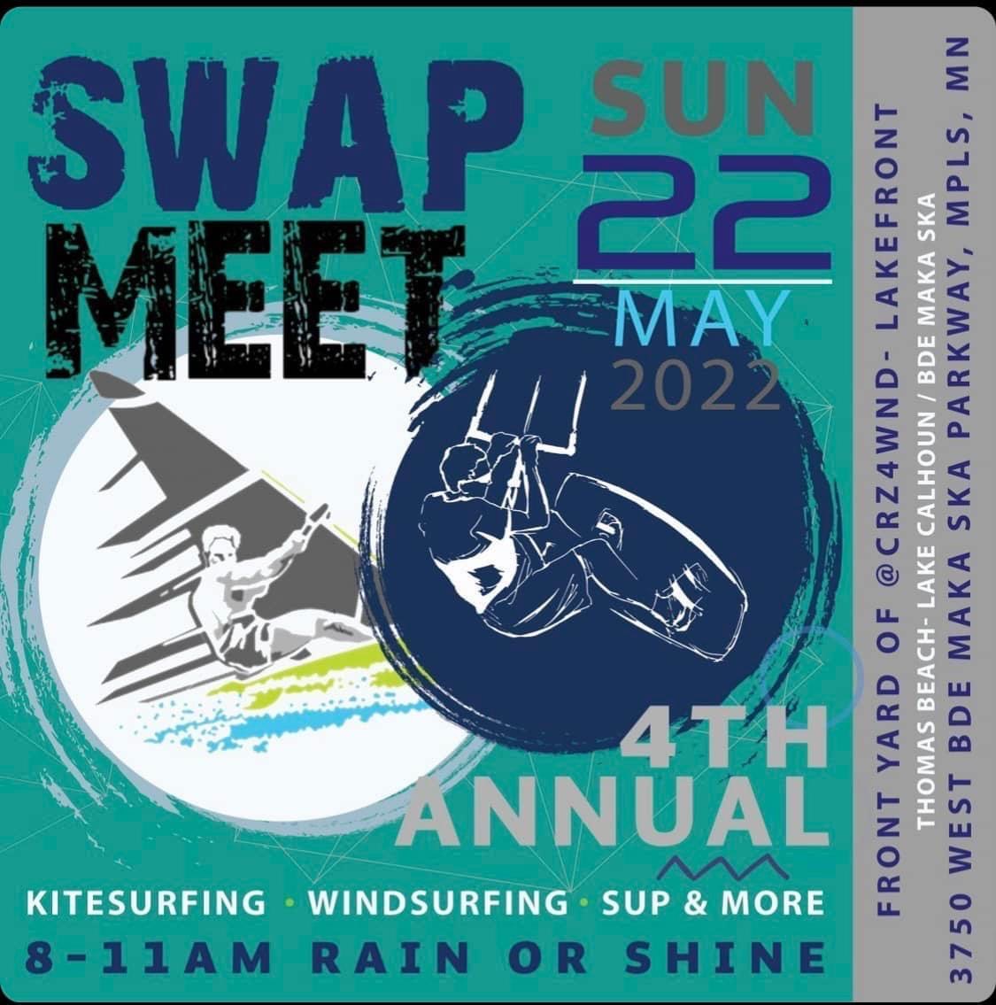 4th Annual Kiteboard and Windsurf Swap Meet 2022 Kiteboard Minnesota